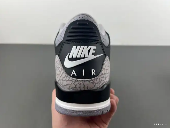 Cheap MAX Air DN3707-010 Cement 3 Black Jordan 0424